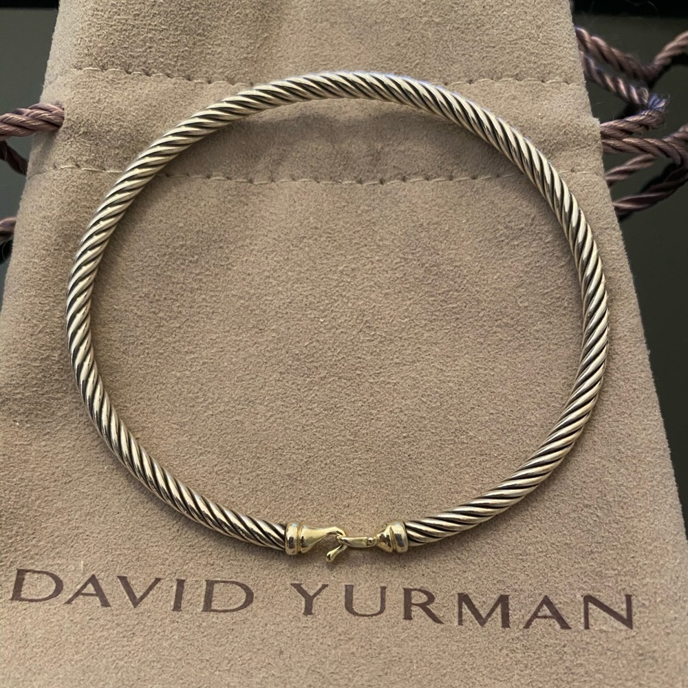 David Yurman Cable Buckle Bangle Bracelet